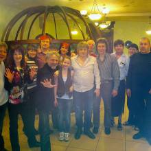 На гастролях, backstage