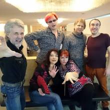На гастролях, backstage