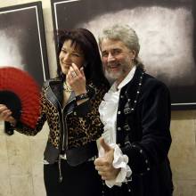 На гастролях, backstage