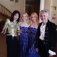 На гастролях, backstage
