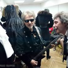 На гастролях, backstage