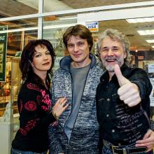 На гастролях, backstage
