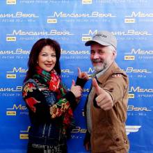 На радио Мелодии века, Минск - 2017