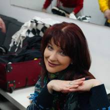 На гастролях, backstage