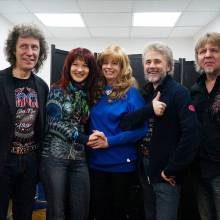 На гастролях, backstage