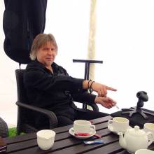 На гастролях, backstage